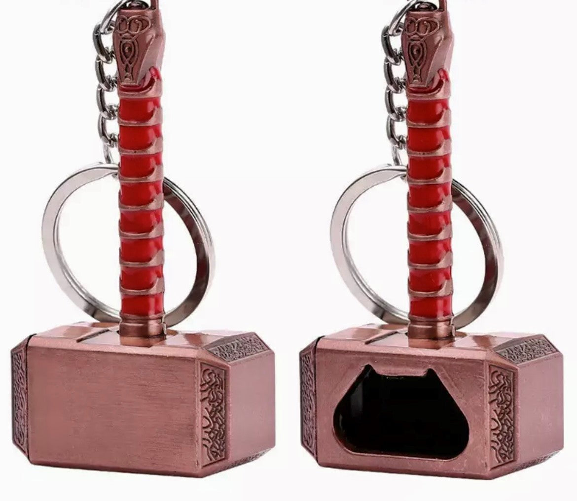 Thor's Hammer Key Chain - Mjolnir Bottle Opener